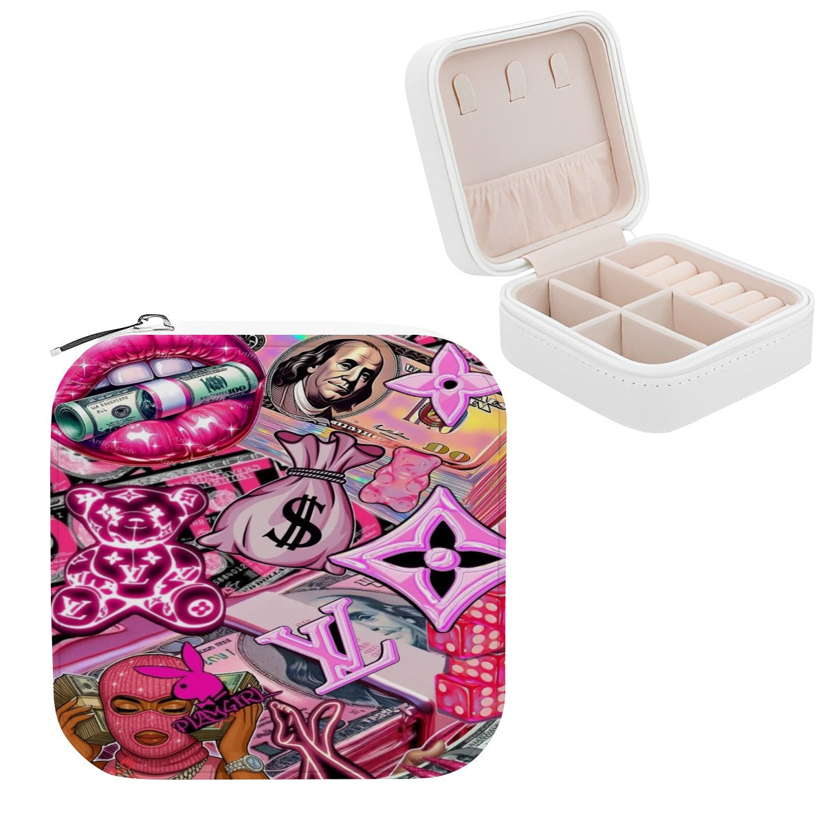 Custom Photo Travel Jewelry Case