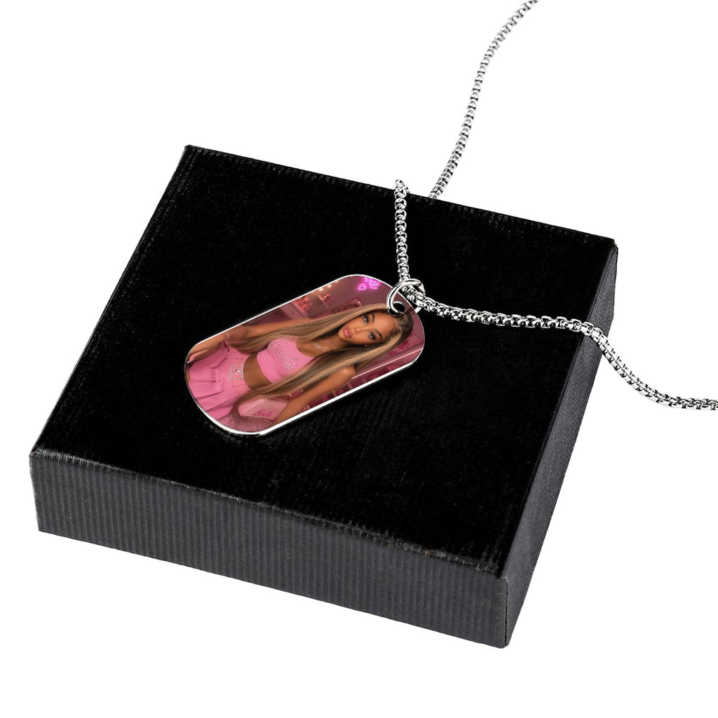 Custom Photo Tag Necklace