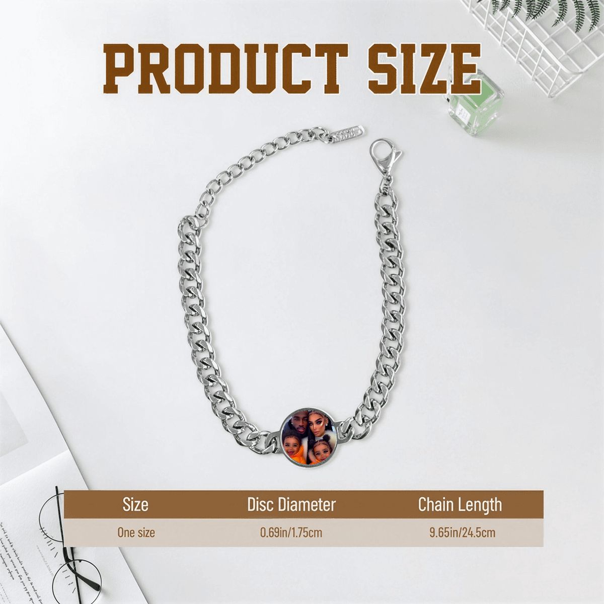 Custom Photo Cuban Link Bracelet