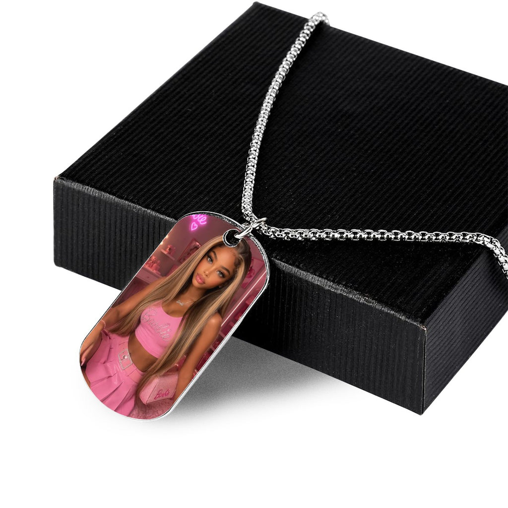 Custom Photo Tag Necklace