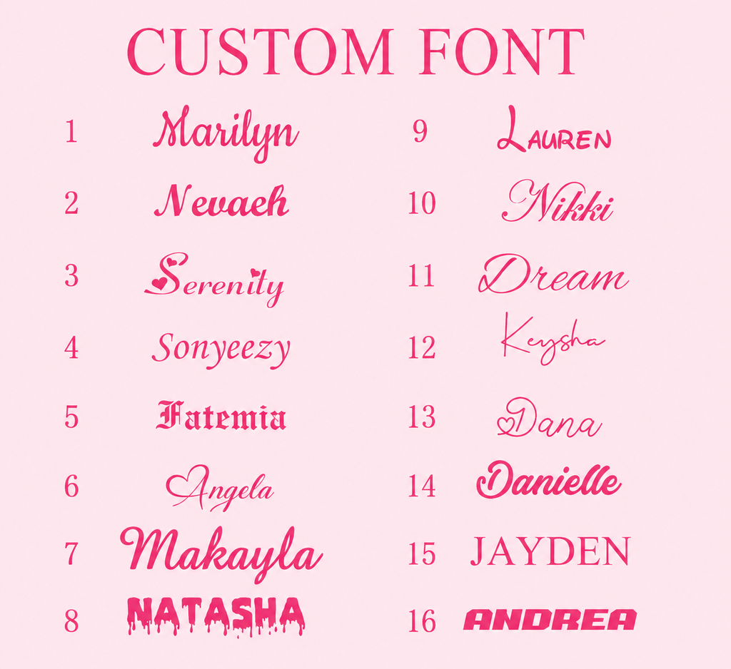 Kids Custom Name Flower Hoops