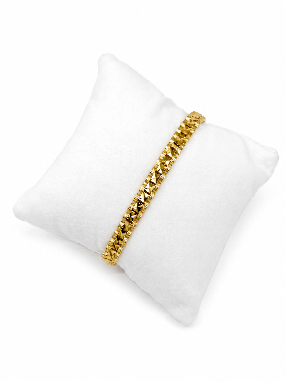 Diamond Cut Link Bracelet