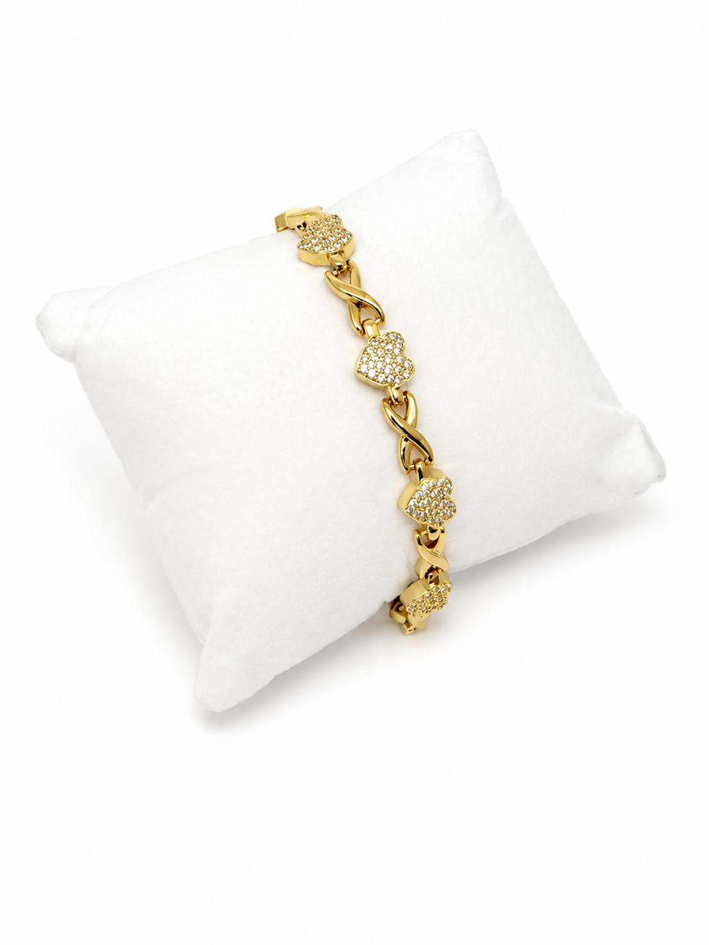 XO Heart Link Bracelet