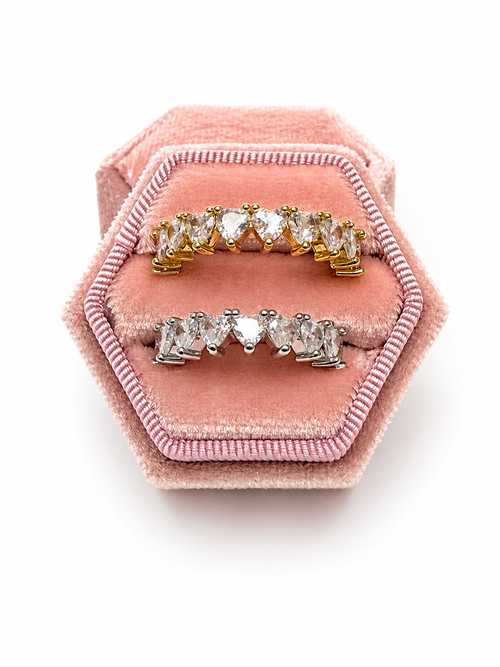 Bling Heart Ring