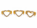 Diamond Open Heart Ring