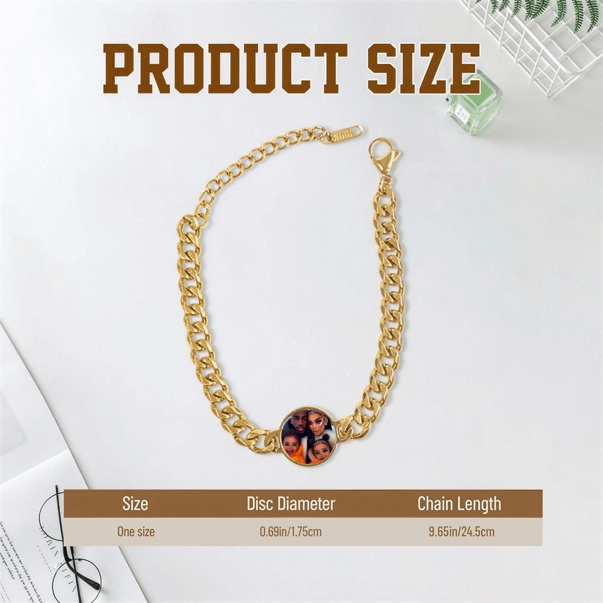 Custom Photo Cuban Link Bracelet