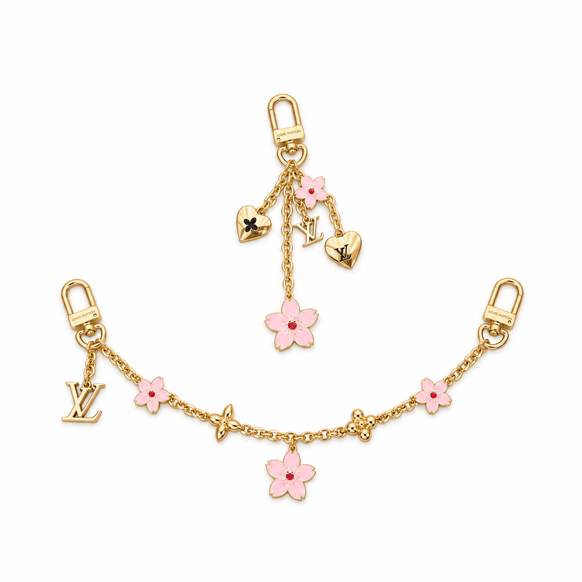 LV Bag Charm Set