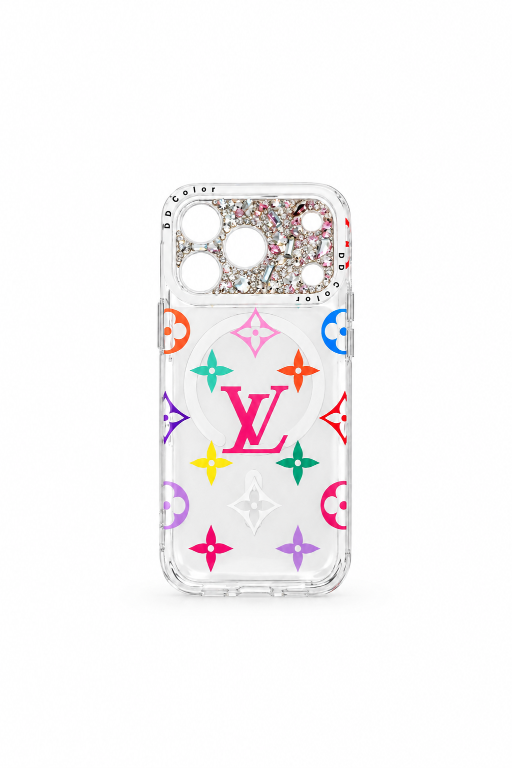 LV Colorful Clear Case